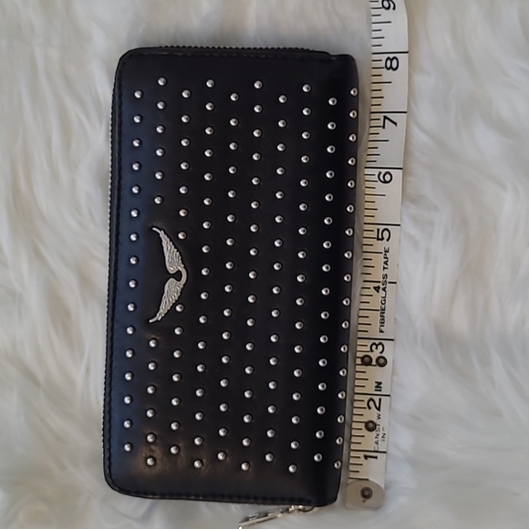 Zadig & Voltaire Leather Zipper Wallet - Picture 7 of 8